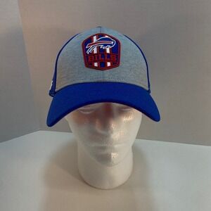 Buffalo Bills New Era 39THIRTY NFL Cap Hat Blue Gray BUF Medium Large M/L Fitted